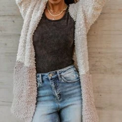 STACCATO Erin Color Block Cardigan - FINAL SALE
