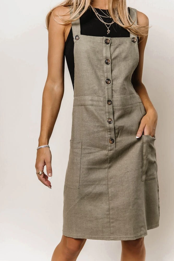 TEA N ROSE Alba Overall Dress - FINAL SALE Fresh Markdowns 9 TEA N ROSE Alba Overall Dress - FINAL SALE Fresh Markdowns