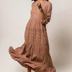 LISTICLE Fresh Markdowns Glenna Maxi Dress In Blush - FINAL SALE