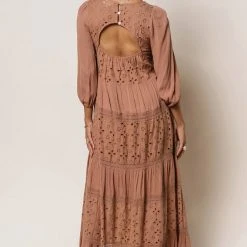 LISTICLE Fresh Markdowns Glenna Maxi Dress In Blush - FINAL SALE