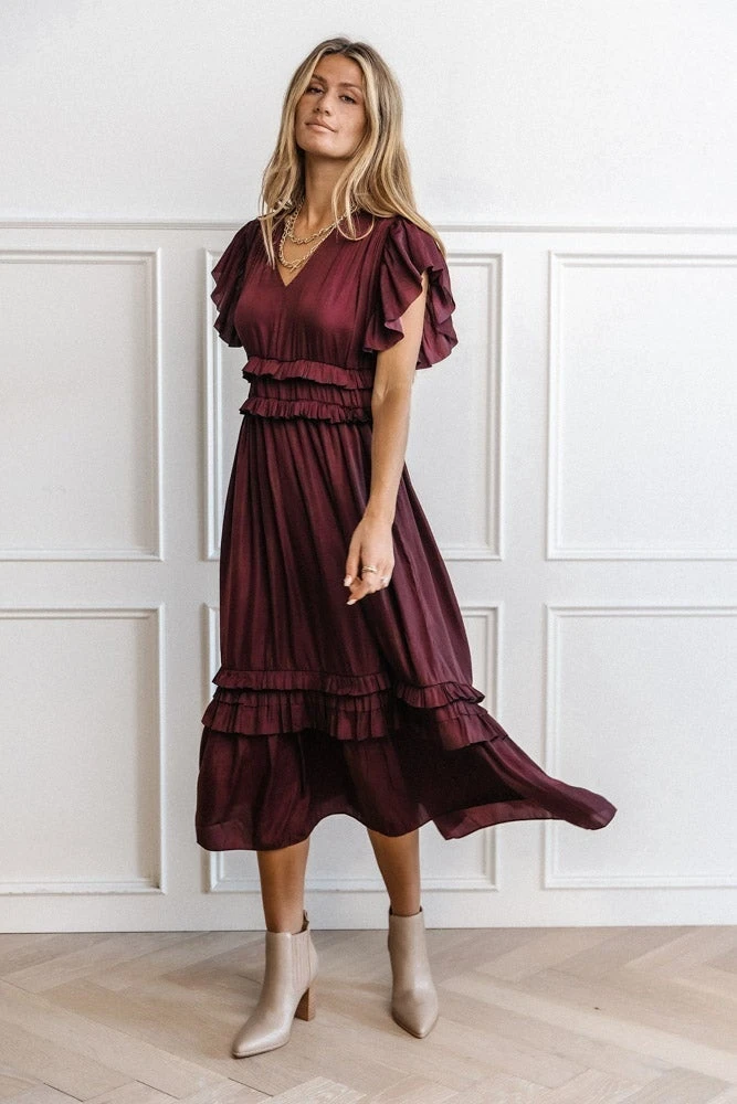 WORUI Willa Ruffle Dress In Light Blue Top Sellers 21 WORUI Willa Ruffle Dress In Light Blue Top Sellers