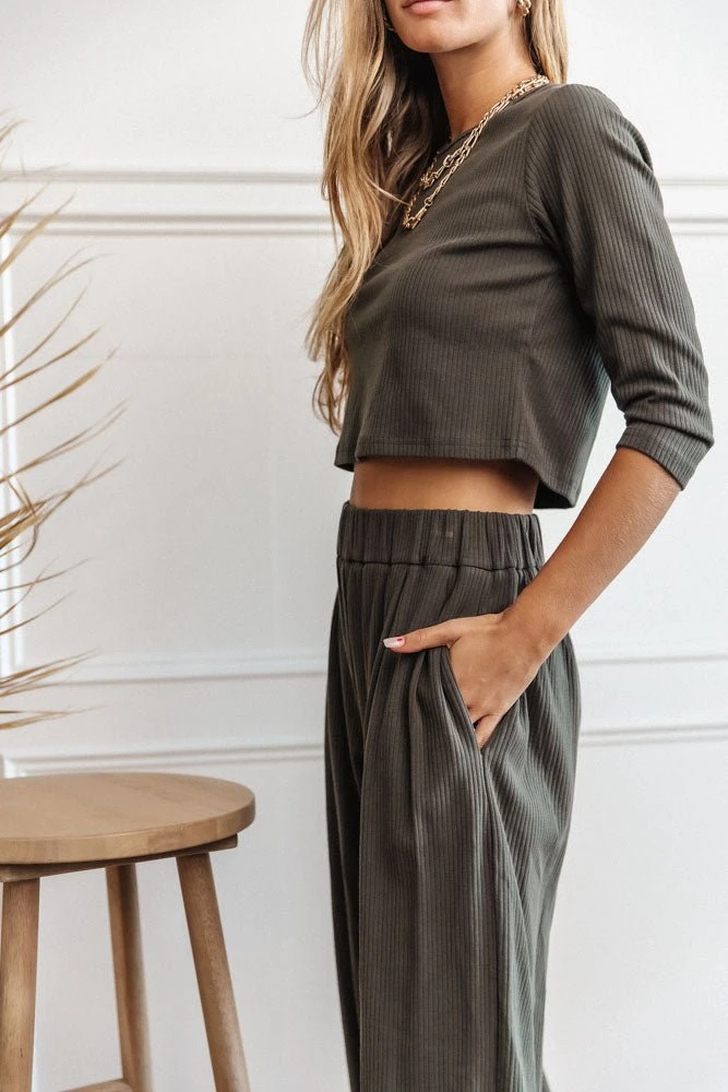 WORUI Demetri Ribbed Top - FINAL SALE Loungewear 3 WORUI Demetri Ribbed Top - FINAL SALE Loungewear