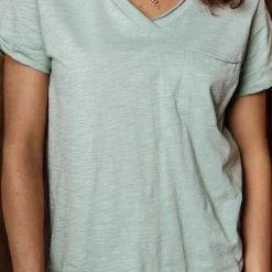 SINA Tops Ayla Tee In Burgundy