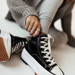 FREE SOUL/MIRACLE MILE Kiera Platform Sneakers In Black