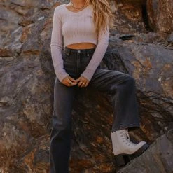 HYFVE Camellia Cropped Sweater - FINAL SALE