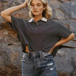 PAPERMOON Mari Striped Top - FINAL SALE Shirts & Blouses