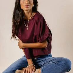 WORUI Priyanka Oversized Top In White