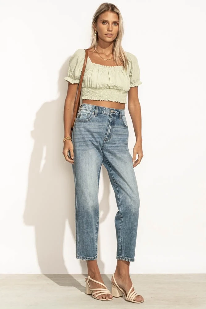 PAPER CRANE New Arrivals Viola Cropped Top 5 PAPER CRANE New Arrivals Viola Cropped Top