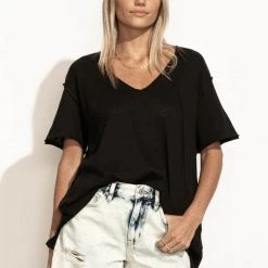 LA MIEL Tops Lola Oversized Tee In Blue 17 LA MIEL Tops Lola Oversized Tee In Blue